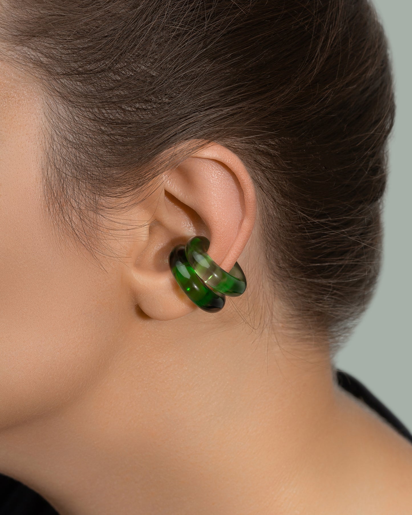 Cережка-кафф Luminous Small Smoky 15