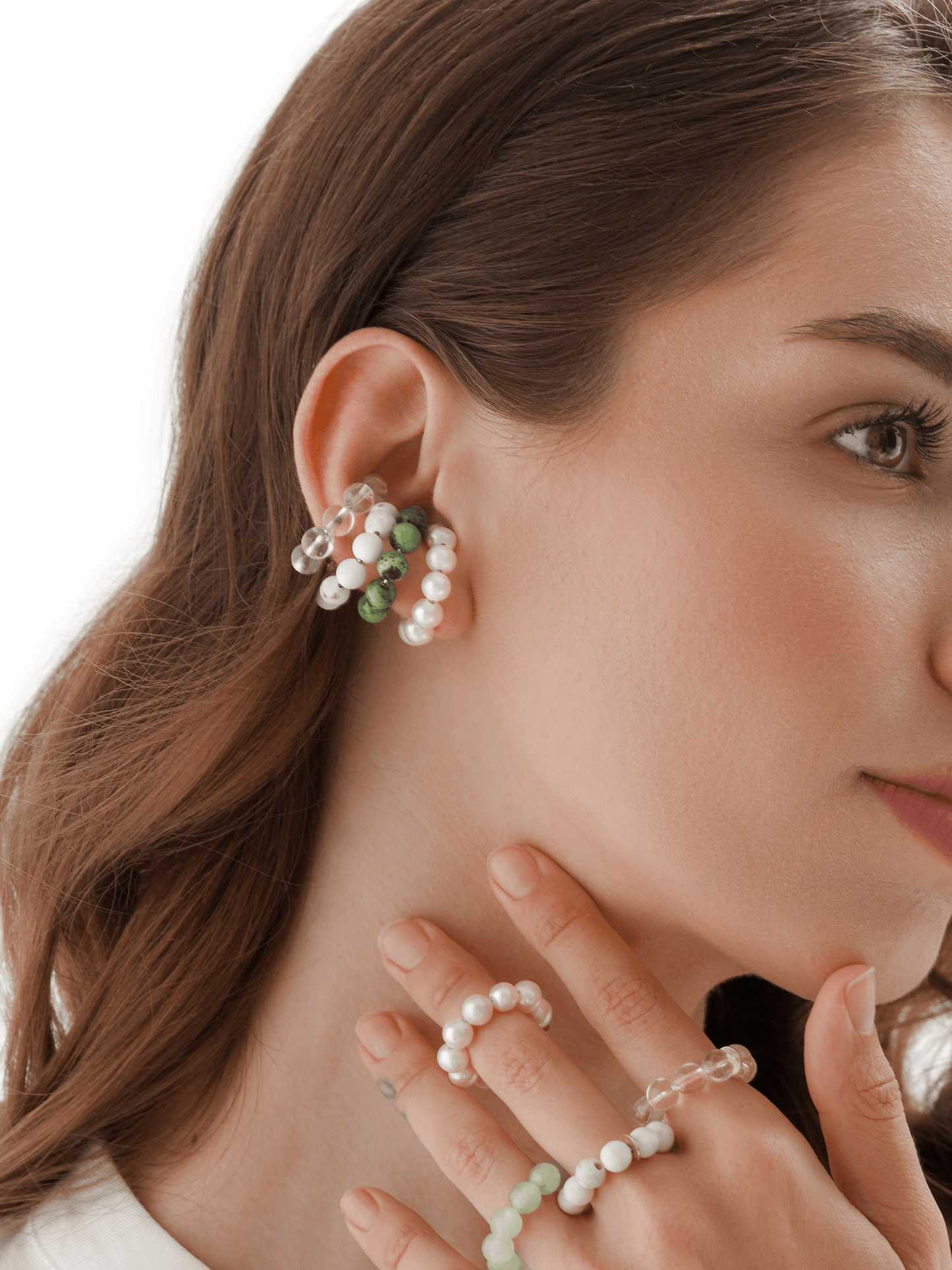 Каблучка з гірського кришталю