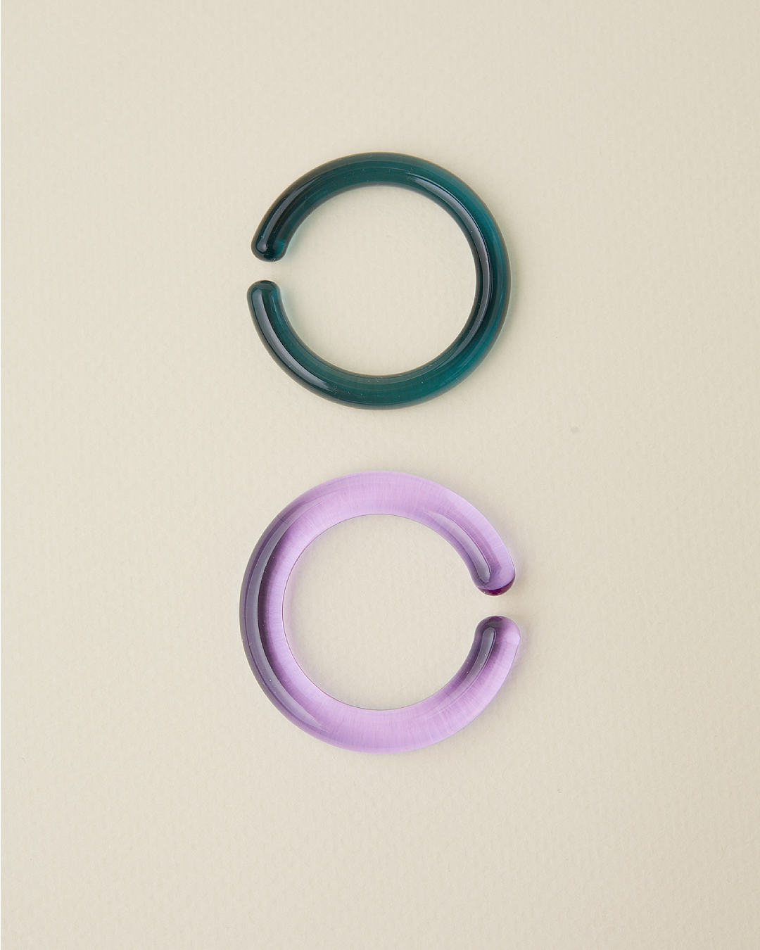 Cережка-кафф велика LUMINOUS Purple