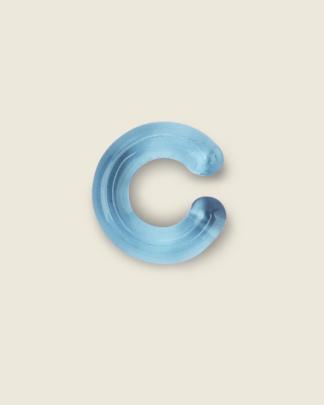 Cережка-кафф Luminous Small Opak Blue 18