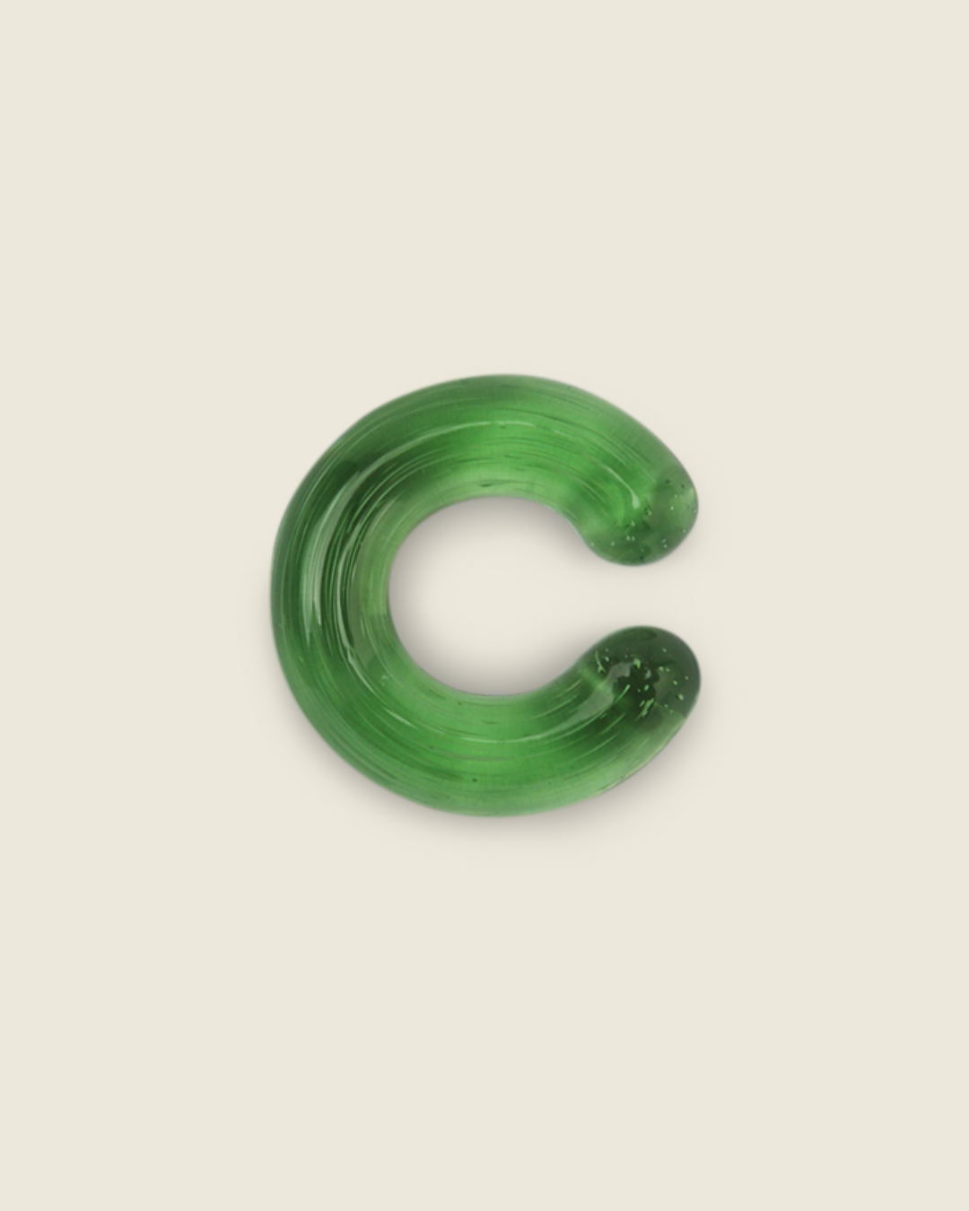 Cережка-кафф Luminous Small Green 93