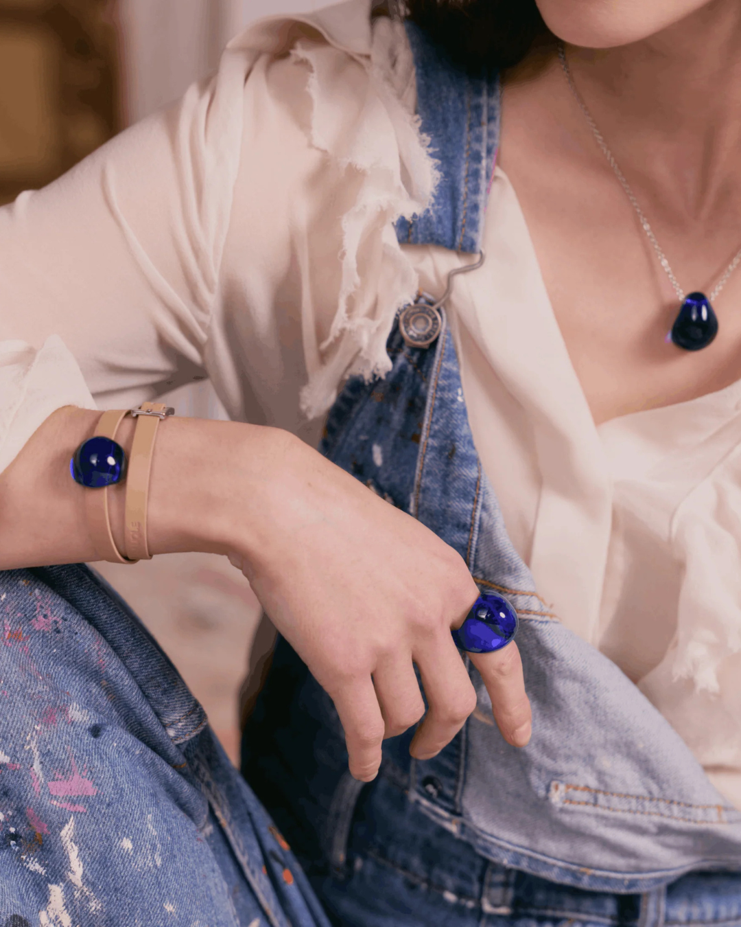 Каблучка Cabochon Lalique