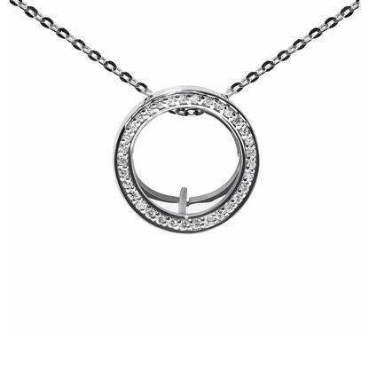 Smart Pendant w cubic zirconia