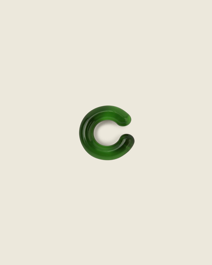 Cережка-кафф Luminous Small Green 93